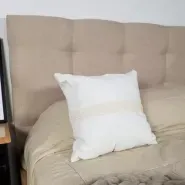 Respaldo Sommier Cuadrado Chenille 170cm Envio Gratis