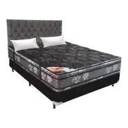 Conjunto Sommier Deseo 160x200 + Respaldo + 2 Alm Envio Grat
