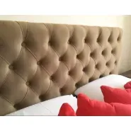 Respaldo Capitone  Pana 150cm 1ra Calidad Premium