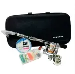 Combo-Pesca-Completo-Pharaon-Reel-13rulemanes---Caña-210-mts--multifilamento-Negro
