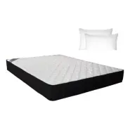 Colchon Taurus Espuma 2 Plazas 140c + 2 Almohadas Envio Grat