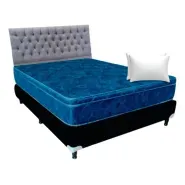Conjunto Sommier Maxiking 100x190 +respaldo + 1 Al Envio Gra