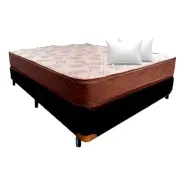 Conjunto Sommier Gani 140x190cm + 2 Almohadas Envio Gratis
