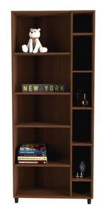 Biblioteca-Modular-9-Estantes-Melamina-Oficina---Hogar-Caoba