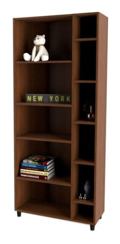 Biblioteca-Modular-9-Estantes-Melamina-Oficina---Hogar-Caoba