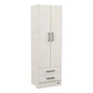 Placard Ropero 0,57 Melamina 2 Puertas De Abrir 2 Cajones Color Venezia