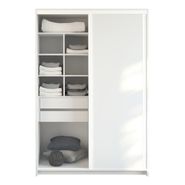 Placard Moderno Melamina Ropero Ptas Corredizas C/ Cajonera