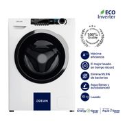 Lavarropas Drean Lfdr1012sb 10kg 1200rpm Inv