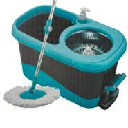 Trapeador De Piso Gluck A Pedal Tra-002 Celeste/gris