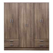 Placard Tana Plus 6ptas 4caj Melamina Dormitorio+++ Color Moccha