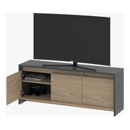 Rack Mesa De Tv Moderno 130 Hasta 55  3 Puertas + Estantes +