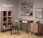 Escritorio-Moderno-Mesa-Pc-Industrial-2-Cajones---Estante