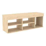 Mesa Rack De Tv 55 C Estantes Moderna Minimalista Melamina +