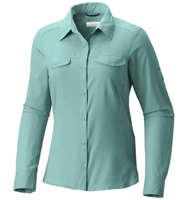 Camisa-Columbia-Silver-Ridge-Woman-Turquesa