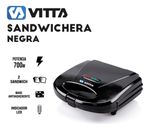 Sandwichera-Negra-Tostadora-Antiadherente-700w---Vitta