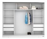Placard-Ropero-220-Melamina-3-Puertas-Corredizas-4-Cajones-Blanco