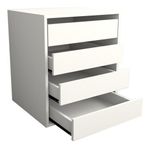 Cajonera-P--Interior-De-Placard-Apoyo-Escritorio-4-Cajones---Envio-Sin-Cargo-Capital-Federal-Color-Blanco