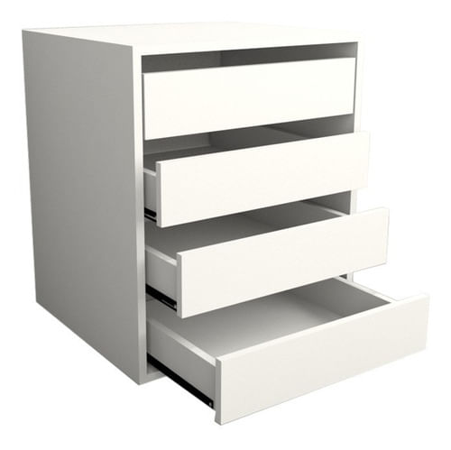 Cajonera-P--Interior-De-Placard-Apoyo-Escritorio-4-Cajones---Envio-Sin-Cargo-Capital-Federal-Color-Blanco