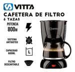 Cafetera-Semi-Automatica---Negra-De-Filtro---Vitta