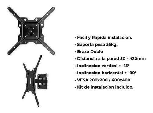 Soporte-Kanji-De-Pared-Para-Tv-monitor-De-14--A-55-