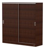Placard-Ropero-180-Melamina-2-Puertas-Corredizas-2-Cajones-Wengue