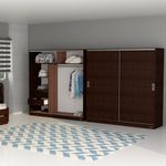 Placard-Ropero-180-Melamina-2-Puertas-Corredizas-2-Cajones-Wengue