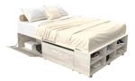 Cama-Box-Base-P--Sommier-De-2-Plazas-4-Ptas---Zapatero-Color-Pino-Cascina