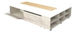 Cama-Box-Base-P--Sommier-De-2-Plazas-4-Ptas---Zapatero-Color-Pino-Cascina