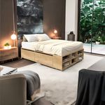 Cama-Box-Base-P--Sommier-De-2-Plazas-4-Ptas---Zapatero-Color-Pino-Cascina