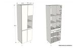 Mueble-Despensero-Armario-Organizador-De-Cocina-060m-4p----Blanco-Norte---Beige-Avellana