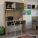 Escritorio-Varillado-Mesa-Pc-Computacion-Con-Alzada-Moderno-OLMO-FINLANDES-CON-NEGRO