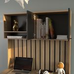 Escritorio-Varillado-Mesa-Pc-Computacion-Con-Alzada-Moderno-OLMO-FINLANDES-CON-NEGRO
