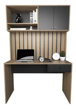 Escritorio-Varillado-Mesa-Pc-Computacion-Con-Alzada-Moderno-OLMO-FINLANDES-CON-NEGRO