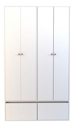 Placard-Melamina-Ropero-Moderno-Puertas-De-Abrir---Zapatero--Color-Everest
