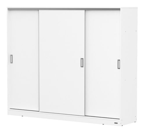 Placard-3-Puerta-Corrediza-220-M-Guia-Metalica-Blanco-56761