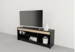 Rack-Mesa-P--Led-Tv---Mueble-De-Apoyo-Organizador-Guardado---Negro-Con-Olmo-Finlades