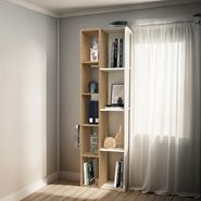 Biblioteca Con Estantes Moderna Minimalista Oficina