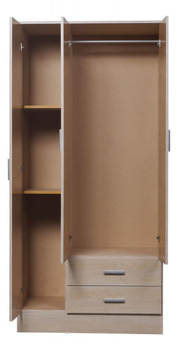 Placard-Ropero-Armario-Guardado-86cm-Tana-Eco-3ptas-Abrir----Fresno-blanco
