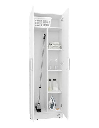 Escobero-180-Cm-Mueble-Organizador-Multiuso-Armario-Melamina-Blanco