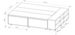 Cama-Box-Base-P--Sommier-De-2-Plazas-4-Ptas---Zapatero-Pino-Cascina