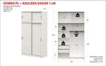 Combo-De-Placard---Baulera-140-Mtrs-Con-Puertas-Corredizas-Blanco