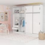 Combo-De-Placard---Baulera-140-Mtrs-Con-Puertas-Corredizas-Blanco
