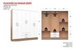 Placard-169-Mts-Armario-6-Ptas-De-Abrir-2-Cajones-Melamina-Tabaco