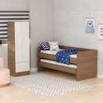 Placard-2-Puertas-2-Cajones-Dakar-Chocolate-Color-Carvalhomezzo-Frente-Blanco