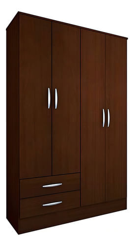 Placard-Mosconi-Super-Express-Placard-24-Color-Chocolate-De-Mdf-Con-4-Puertas-Batientes
