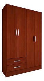 Placard-Mosconi-Super-Express-Placard-24-Color-Caoba-De-Mdf-Con-4-Puertas-Batientes