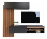 Rack-Tv-Flotante-Moderno-Centro-De-Entretenimiento--------Olmo-con-Negro