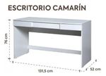 Escritorio-Camarin-Mueble-Tocador-Con-Espejo-Melamina--------Blanco