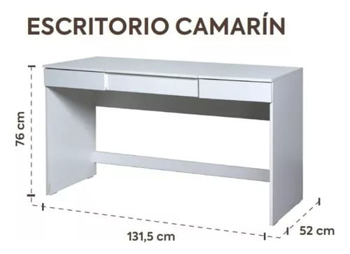Escritorio-Camarin-Mueble-Tocador-Con-Espejo-Melamina--------Blanco