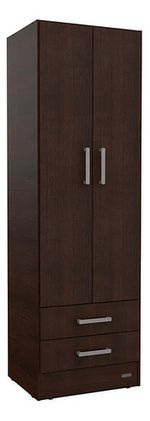 Placard-Ropero-Mosconi-Dakar-Melamina-2-Puertas-2-Cajones-Color-Wengue